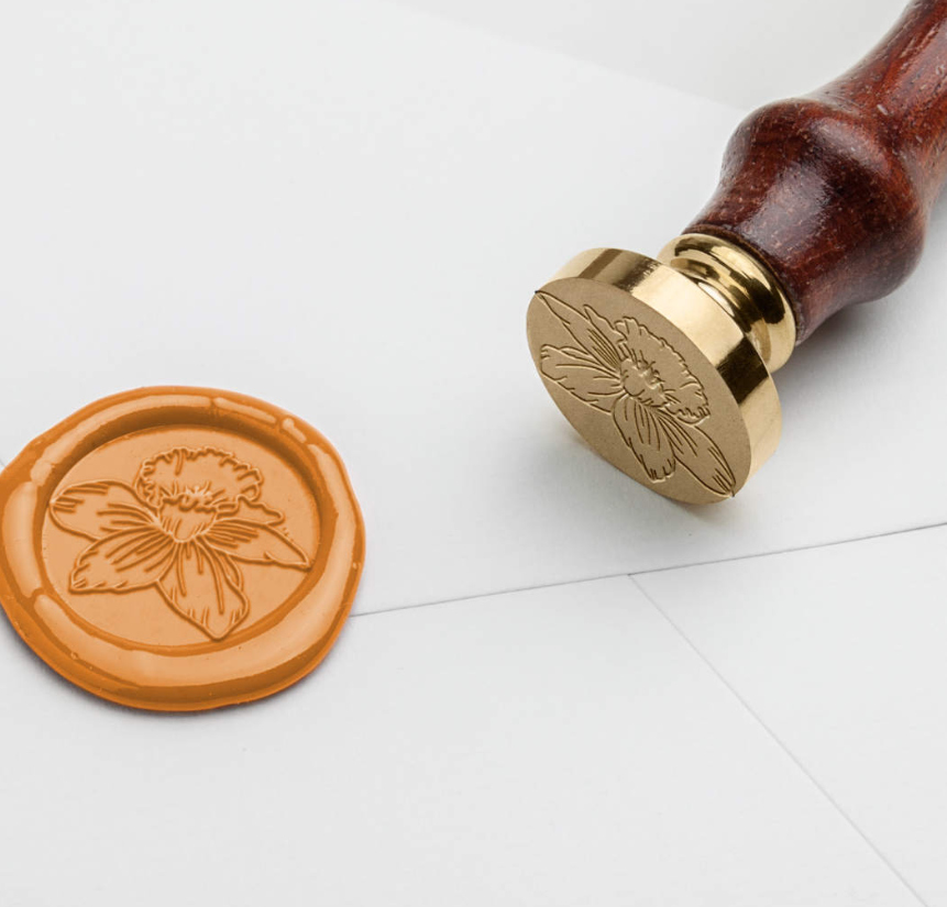 Custom wax seal and stamp